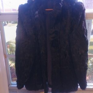 Elegant Black Teddy Jacket
